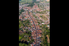Street - road guidance in Herxheim bei Landau (Pfalz) in the state Rhineland-Palatinate, Germany