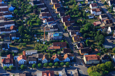 Aerial photograpy of Construction site on Waldstr in Kandel in the state Rhineland-Palatinate, Germany