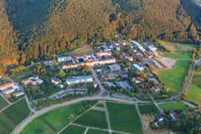 Pfalzklinik Landeck from the southeast with Pfalzklinikum for Psychiatry and Neurology Department of General Psychiatry in Klingenmünster in the state Rhineland-Palatinate, Germany