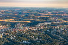 Bird's eye view of Pirmasens in the state Rhineland-Palatinate, Germany