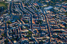 Aerial photograpy of Pirmasens in the state Rhineland-Palatinate, Germany