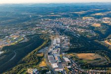 From the northwest in the district Fehrbach in Pirmasens in the state Rhineland-Palatinate, Germany
