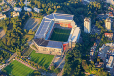 Fritz-Walter Stadium of FCK on the Betzenberg in Kaiserslautern in the state Rhineland-Palatinate, Germany