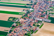 Main Street in the district Hayna in Herxheim bei Landau in the state Rhineland-Palatinate, Germany