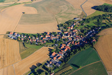 Village view from the south in the district Roth in Becherbach in the state Rhineland-Palatinate, Germany