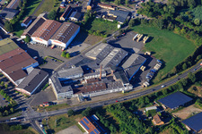 Aerial view of Former tire mason vK-Object Eleonore E. von Kostelac in Meisenheim in the state Rhineland-Palatinate, Germany