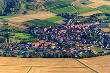Village overview from the southeast in Duchroth in the state Rhineland-Palatinate, Germany