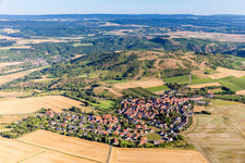 Above the Nahe valley in Duchroth in the state Rhineland-Palatinate, Germany