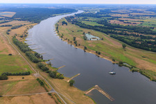 Lauenburg Elbe foreland in Lanze in the state Schleswig Holstein, Germany