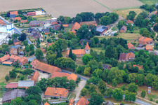 St. Vitus Church in the village center in the district Barskamp in Bleckede in the state Lower Saxony, Germany