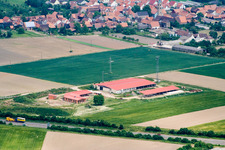 Chicken farm egg farm in Erlenbach bei Kandel in the state Rhineland-Palatinate, Germany