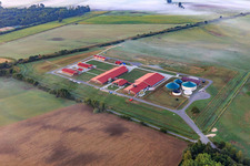 Graben 24 with the pig training workshop of the Agricultural Training Center (LBZ) Echem in Scharnebeck in the state Lower Saxony, Germany