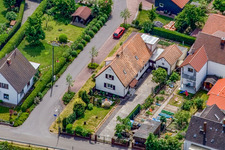 Am Schützenpl in Barbelroth in the state Rhineland-Palatinate, Germany from above