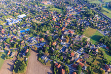 Oberschule am Buchwedel and outdoor swimming pool Stelle from southeast in Stelle in the state Lower Saxony, Germany