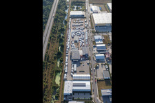 Exhibition of a mobile home seller in Winsen (Luhe) in the state Lower Saxony, Germany
