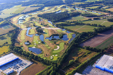 Grounds of the Golf course at Green Eagle Golf Courses in Winsen (Luhe) in the state Lower Saxony, Germany