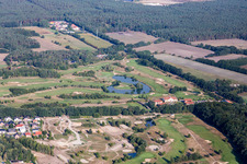 Oblique view of Grounds of the Golf course at Golf Resort Adendorf in Adendorf in the state Lower Saxony, Germany