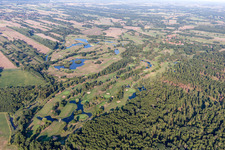 Grounds of the Golf course at Golfanlage Schloss Luedersburg in Luedersburg in the state Lower Saxony, Germany