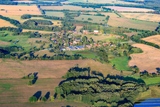 Village view from the west in the district Klein Bengerstorf in Bengerstorf in the state Mecklenburg-Western Pomerania, Germany