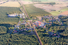 Railway bridge building to route the train tracks about the ICE Line Hamburg-Berlin in Kuhlenfeld in the state Mecklenburg - Western Pomerania, Germany