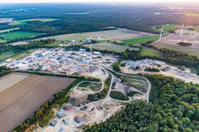 Building Materials and logistics center Manzke KSR GmbH in Volkstorf in the state Lower Saxony, Germany