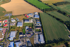 GRÜN ESCoor GmbH & Co.KG, Hanse Mobile Lüneburg and Industriebedarf Niemann-Laes GmbH in the industrial area Friedrich-Penseler-Straße in the district Hagen in Lüneburg in the state Lower Saxony, Germany