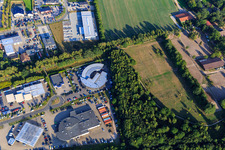 Opel Ernst Dello - Lüneburg and Claas Wehner Autohaus GmbH in the industrial area August-Horch-Straße in the district Kaltenmoor in Lüneburg in the state Lower Saxony, Germany