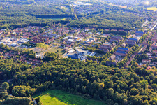 Campus- University- Area Central Building Leuphana University Lüneburg by architect Libeskind in the district Bockelsberg in Lüneburg in the state Lower Saxony, Germany