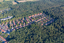 Aerial view of District Bockelsberg in Lüneburg in the state Lower Saxony, Germany