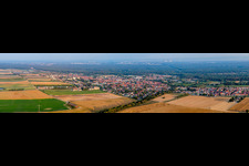 Panorama from the north in Kandel in the state Rhineland-Palatinate, Germany