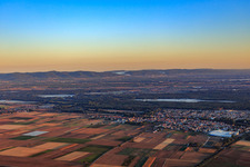 City view from the south in Bellheim in the state Rhineland-Palatinate, Germany