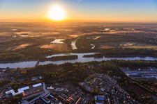 Russheimer Altrhein-Elisabethenwört in Germersheim in the state Rhineland-Palatinate, Germany