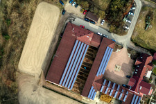 Riding stable in Hagenbach in the state Rhineland-Palatinate, Germany