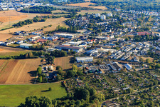 Industrial area with Timo Grimm e. K. and derseiler in Seligenstadt in the state Hesse, Germany