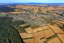 City view from the southeast in Bruchköbel in the state Hesse, Germany