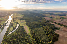 Sluice in the district Ottendorf in Gädheim in the state Bavaria, Germany