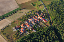 Kehlingsdorf district on the edge of the forest in the district Oberweiler in Burgwindheim in the state Bavaria, Germany