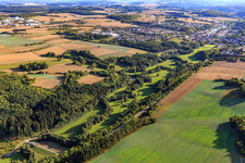 Kirnautal from the northeast in Osterburken in the state Baden-Wuerttemberg, Germany