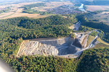 Quarry in Gundelsheim in the state Baden-Wuerttemberg, Germany