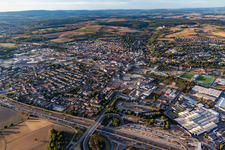 From the south in Sinsheim in the state Baden-Wuerttemberg, Germany