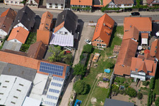 Aerial view of Main Street in Winden in the state Rhineland-Palatinate, Germany