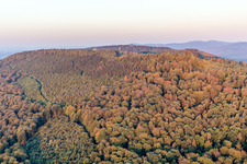 Aerial photograpy of Radar station in Lampertsloch in the state Bas-Rhin, France
