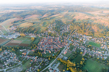 Wœrth in the state Bas-Rhin, France viewn from the air