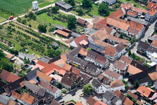 Main Street x Raiffeisen Street in Winden in the state Rhineland-Palatinate, Germany