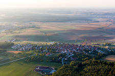 Engwiller in the state Bas-Rhin, France out of the air