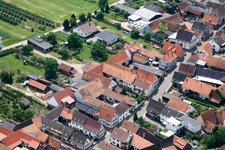 Main street from the north in Winden in the state Rhineland-Palatinate, Germany
