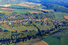 From the southeast in Weislingen in the state Bas-Rhin, France