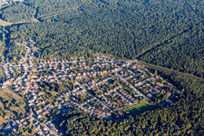 Settlement area and infrastructure in the district Kleinottweiler in Bexbach in the state Saarland, Germany