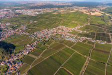 District Diedesfeld in Neustadt an der Weinstraße in the state Rhineland-Palatinate, Germany from a drone