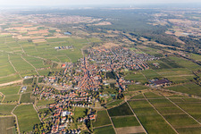 Aerial photograpy of Mussbach in the district Mußbach in Neustadt an der Weinstraße in the state Rhineland-Palatinate, Germany